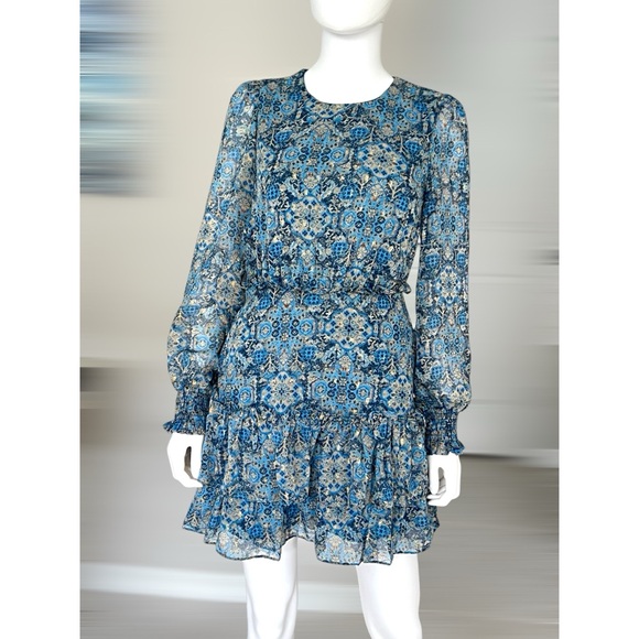 INA Cutest mini dress metallic gold detail S M L - Picture 4 of 10